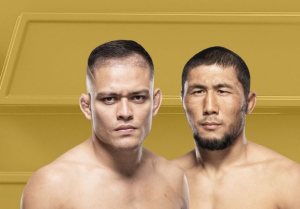 Бойцы UFC Мыктыбек Оролбай уулу и Элвес Бренер провели битву взглядов