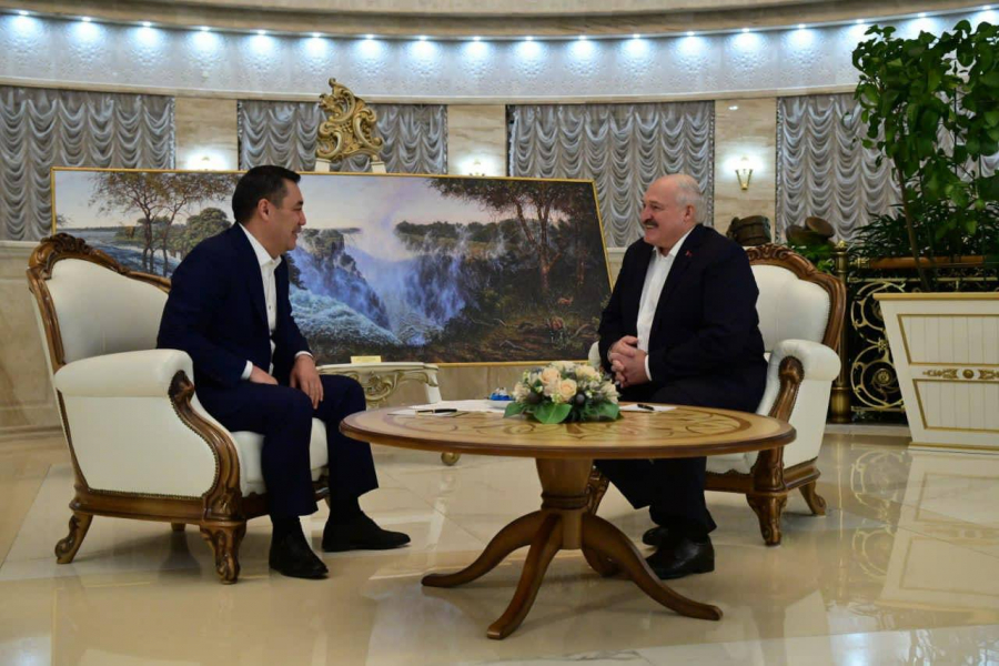 Садыр Жапаров в Минске встретился с Александром Лукашенко