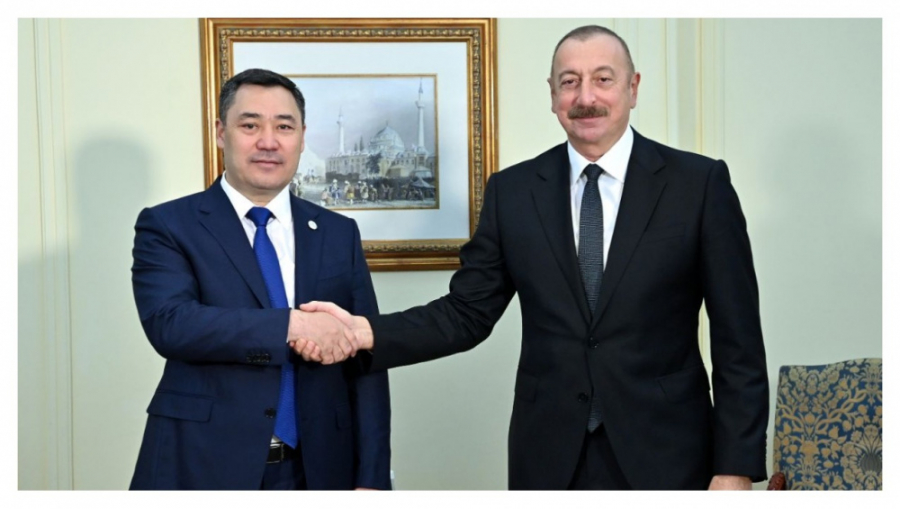 Садыр Жапаров прибыл с официальным визитом в Баку