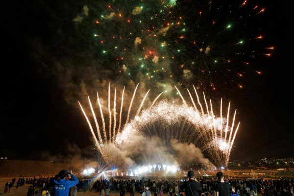 Royal Central Park собрал тысячи гостей на фестивале фейерверков в честь 148 летия Бишкека