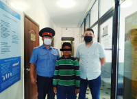 В Бишкеке милиционеры нашли пропавшего мальчика (фото)