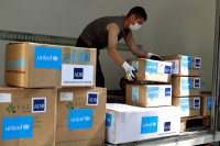 Третья партия помощи от АБР и ЮНИСЕФ доставлена в Кыргызстан