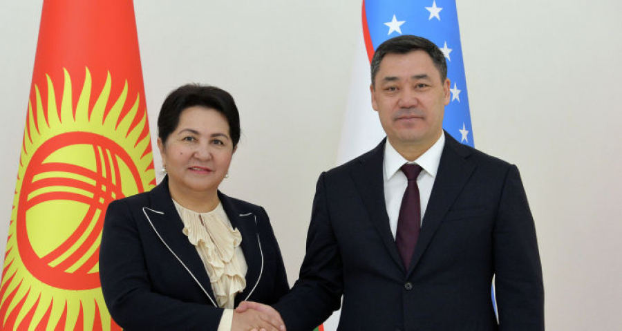 Садыр Жапаров встретился с председателем Сената Узбекистана