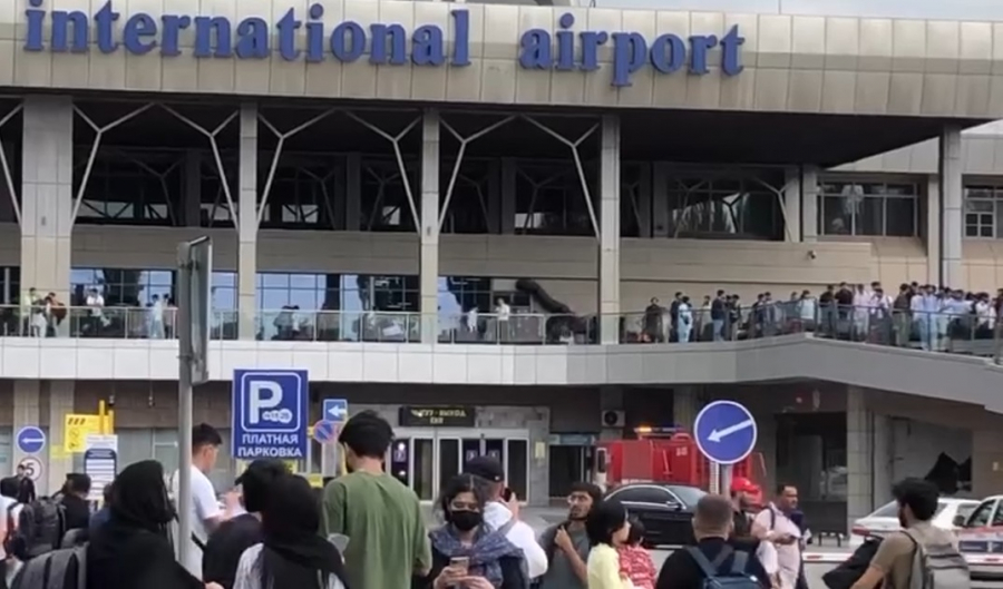 В аэропорту «Манас» снова эвакуация - видео