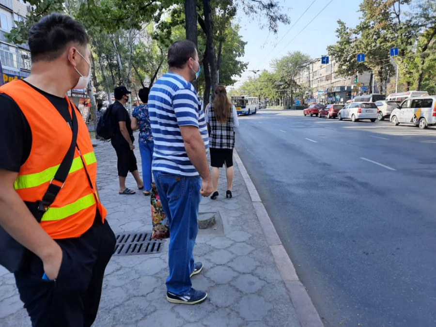 В Бишкеке усилен санконтроль в общественном транспорте​
