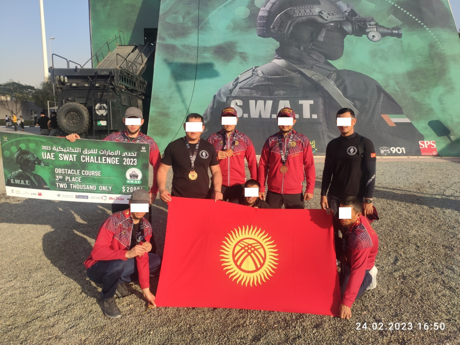 Кыргызстанский спецназ вошел в десятку лучших на международных соревнованиях в Дубаи