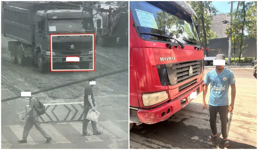В Бишкеке грузовик насмерть сбил мужчину, водитель скрылся (фото)