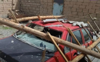 В Ат-Баши в результате сильного ветра пострадали пять человек, трое госпитализированы