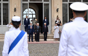 В Риме состоялась церемония встречи Садыра Жапарова с президентом Италии (фото)