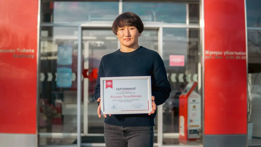 Айсулуу Тыныбекова стала бренд-амбассадором Toyota в Кыргызстане
