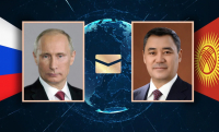 Владимир Путин поздравил президента и народ Кыргызстана с Днем независимости