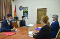 Эльвира Сурабалдиева встретилась с главой отделения УВКПЧ ООН для Центральной Азии