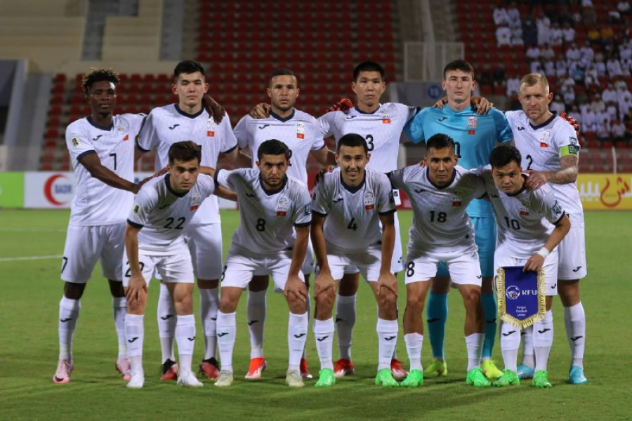 Сборная Кыргызстана опустилась на 101-е место в рейтинге ФИФА