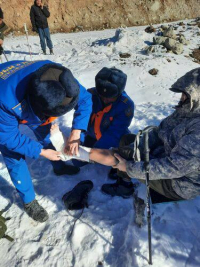 В Ала-Арче спасли мужчину, получившего травму ноги