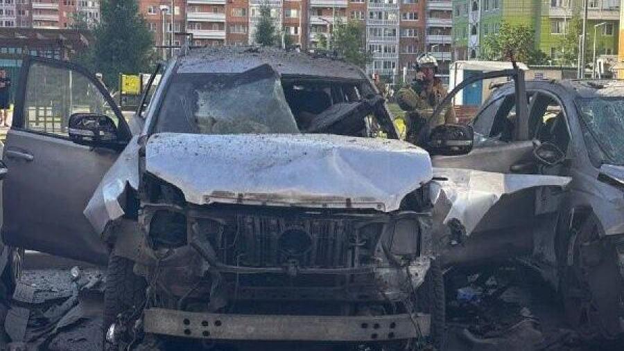 В Москве взорвали автомобиль офицера ГРУ. Ему оторвало ступни (видео)