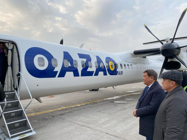 QAZAQ AIR запустила прямой рейс Астана – Бишкек – Астана