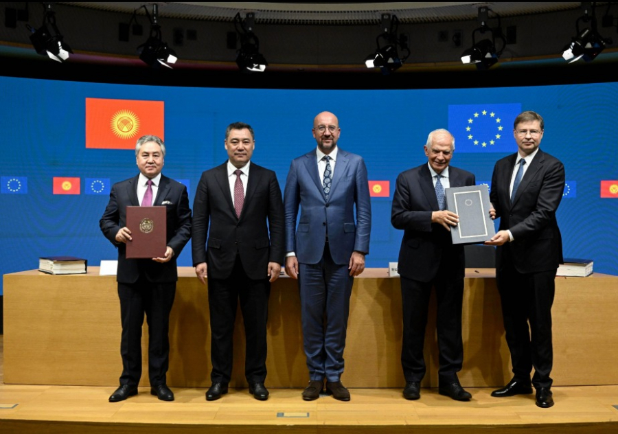Подписано соглашение о расширенном партнерстве и сотрудничестве между КР и ЕС