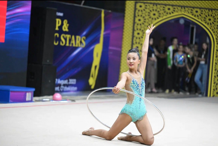 Гимнастки из Кыргызстана завоевали семь золотых медалей на международном турнире в Ташкенте
