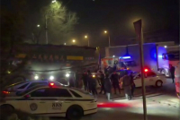 Подростки на машине врезались в грузовик в Бишкеке