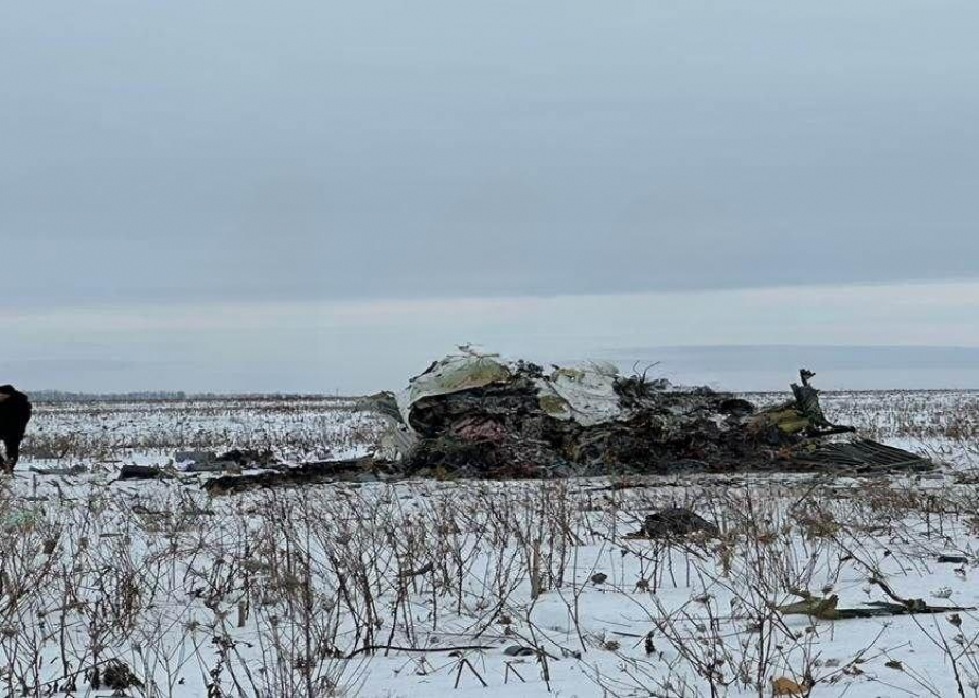 Под Белгородом разбился Ил-76, перевозивший 65 пленных военнослужащих