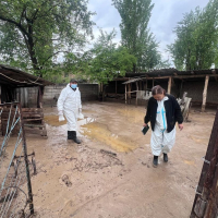 В Алайском районе усилили профилактику инфекций после селя