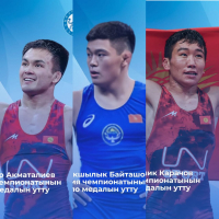 Три борца из Кыргызстана завоевали бронзовые медали чемпионата Азии