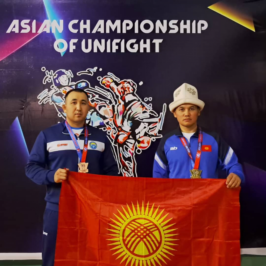 Кыргызстандык Жеңишбек Мамбетов универсалдуу күрөш боюнча дүйнө чемпионатында алтын медаль тагынды