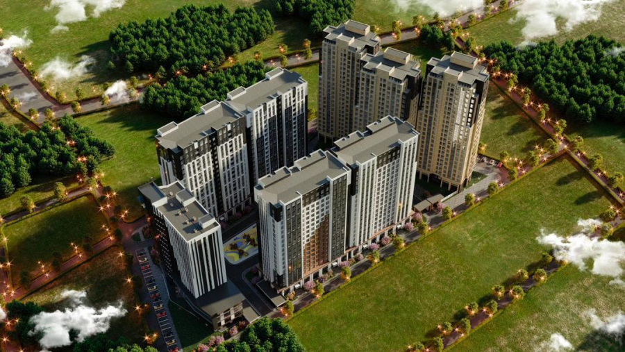 Государству передано более 300 квартир в строящемся жилкомплексе близ Бишкека